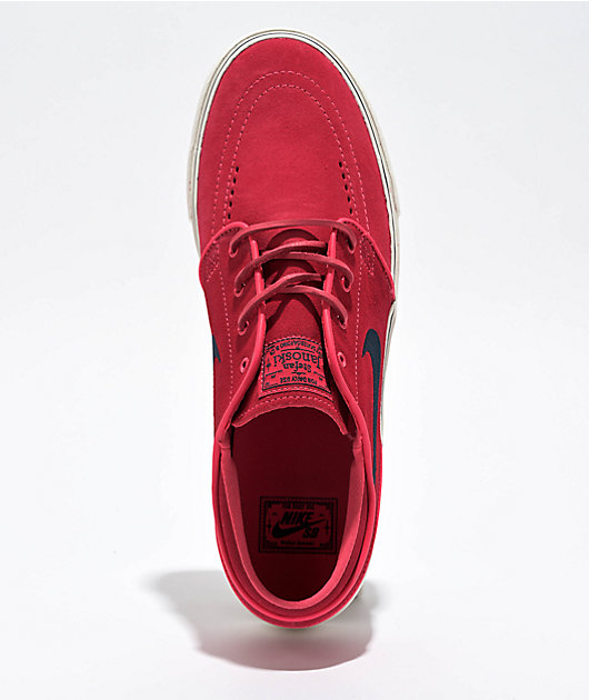 Nike SB Zoom Janoski OG Aster Pink Armory Navy Skate Shoes